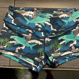 Short athletic shorts